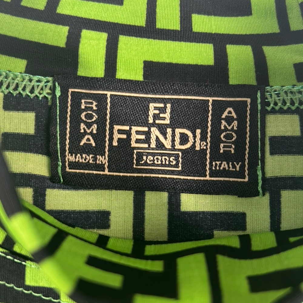 RARE Vintage Fendi Zucca logo top - Picture 2 of 9